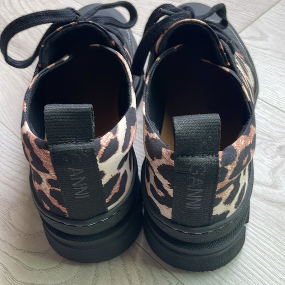 GANNI Leopard Print Lug Sole Sneaker (Size 9US / 39EU) - Picture 5 of 9